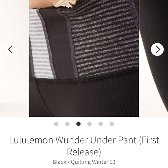 Lululemon Wunder Under *Reversible Legging in Quilting Winter Women’s Size 6 - Picture 3 of 8